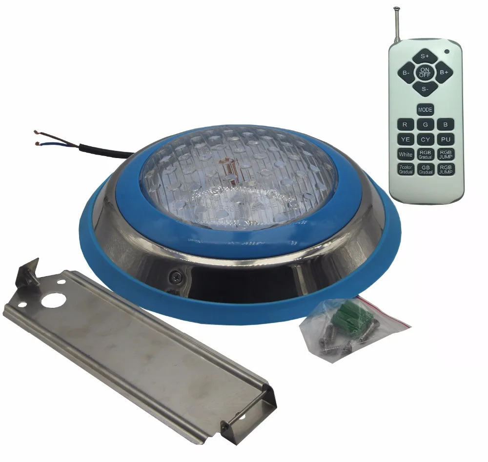 Настенный бассейн светодиодный светильник IP 68 подводный AC12V + FB Многоцветный 18 Вт