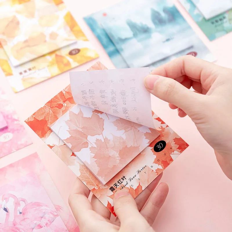 32 pcs/lot Flamingo Pig N Times Memo Pad Sticky Notes Cute Scenery Post Stationery Label Stickers School Supplies Notepad
32 pcs/lot Flamingo Pig N Times Memo Pad Sticky Notes Cute Scenery Post Stationery Label Stickers School Supplies Notepad