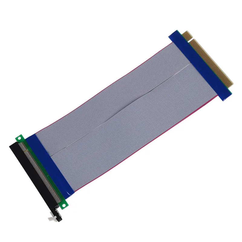 PCI Cable Computer Cables Connectors PCIe 16X PCI Express PCI-E 16X to 16X Riser Extender Card Adapter Flexible Extension Cable
PCI Cable Computer Cables Connectors PCIe 16X PCI Express PCI-E 16X to 16X Riser Extender Card Adapter Flexible Extension Cable