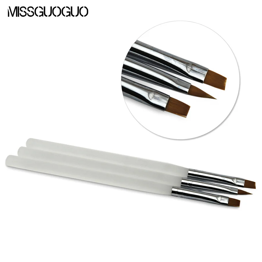 missguoguo 3pcs/set Nail Art Brush Painting Drawing Designs Professional UV Gel Brush Manicure Tools Nail Beauty Salon DIY
missguoguo 3pcs/set Nail Art Brush Painting Drawing Designs Professional UV Gel Brush Manicure Tools Nail Beauty Salon DIY