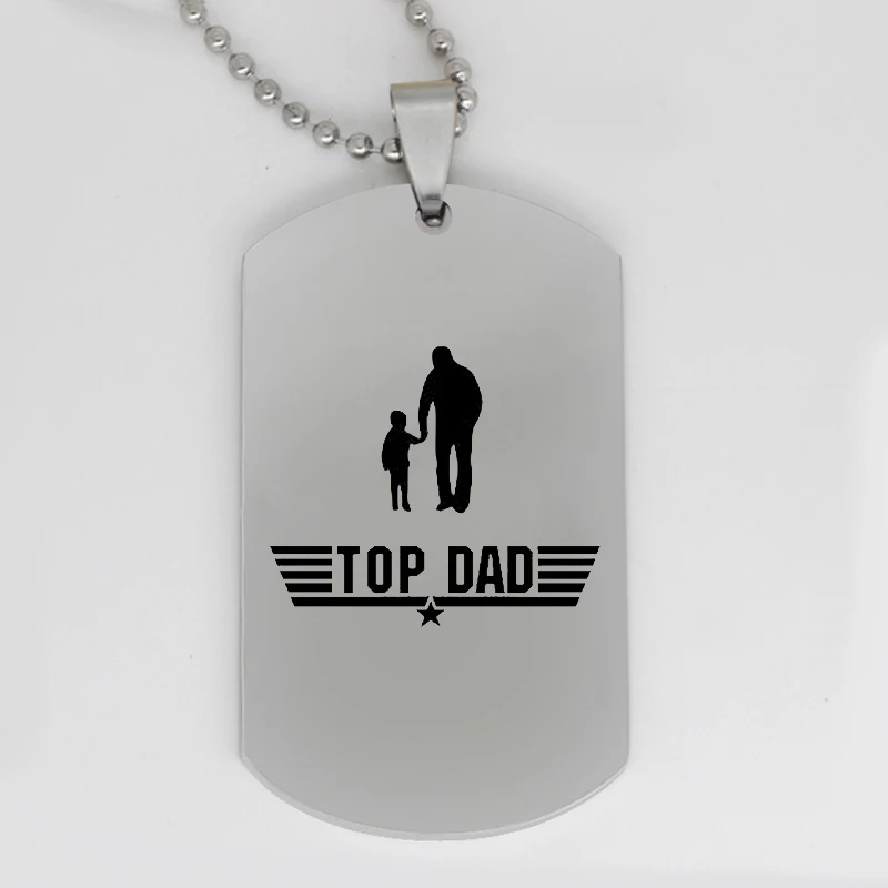 Ufine jewelry dad gift pendant army card lead a child top dad stainless steel customed necklace N4367
Ufine jewelry dad gift pendant army card lead a child top dad stainless steel customed necklace N4367