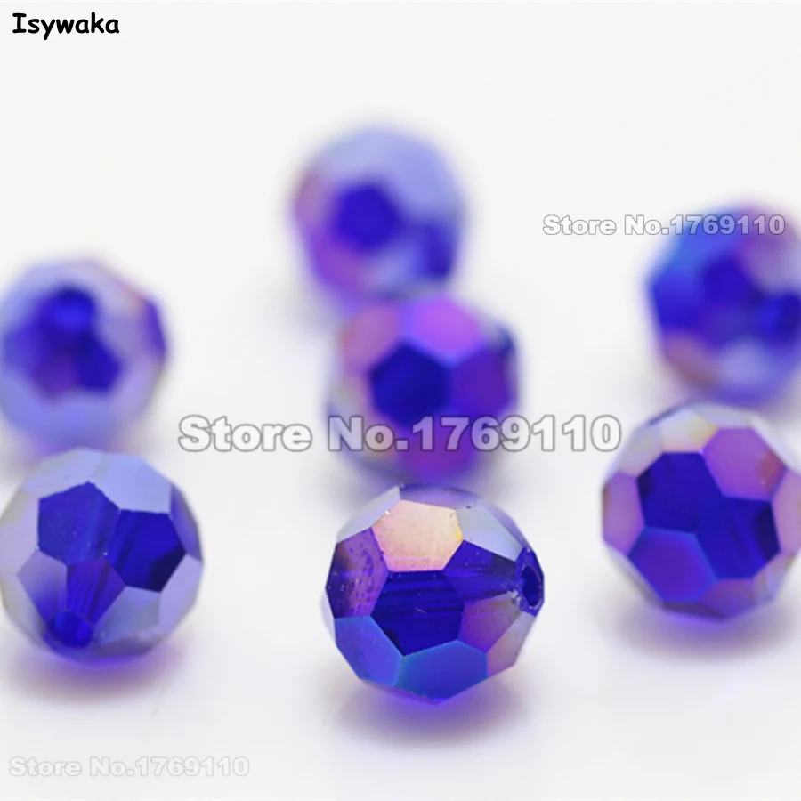 Isywaka 10mm 70Pcs Deep Blue AB Color Football Faceted Austrian crystal Bead Round Loose beads Bracelet accessories Diy Making
Isywaka 10mm 70Pcs Deep Blue AB Color Football Faceted Austrian crystal Bead Round Loose beads Bracelet accessories Diy Making