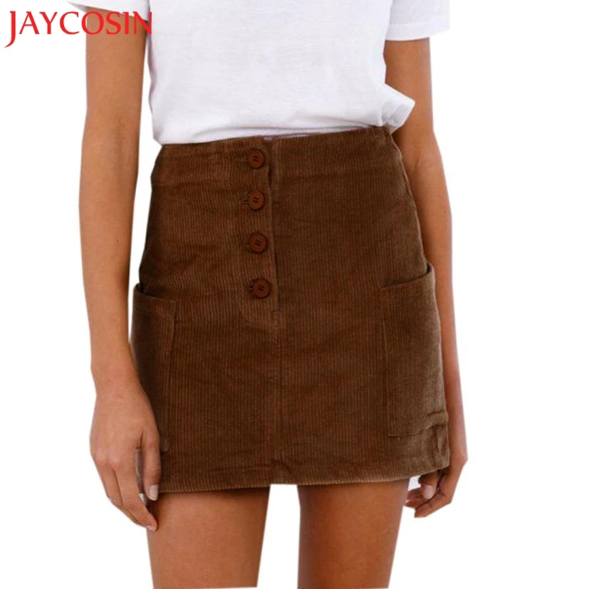 JAYCOSIN Fashion Party Cocktail Summer Women Corduroy Pocket Skirt High Waist Skirt z0808
JAYCOSIN Fashion Party Cocktail Summer Women Corduroy Pocket Skirt High Waist Skirt z0808