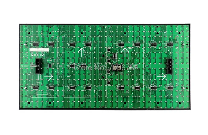 LYSON светодиодный P10 полууличный красный модуль дисплея 320X160 мм Светодиодный