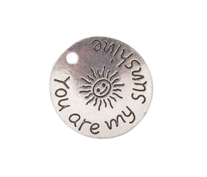 20 шт. старину Серебряный Цвет You Are My Sunshine Талисманы #92253
20 шт. старину Серебряный Цвет You Are My Sunshine Талисманы #92253