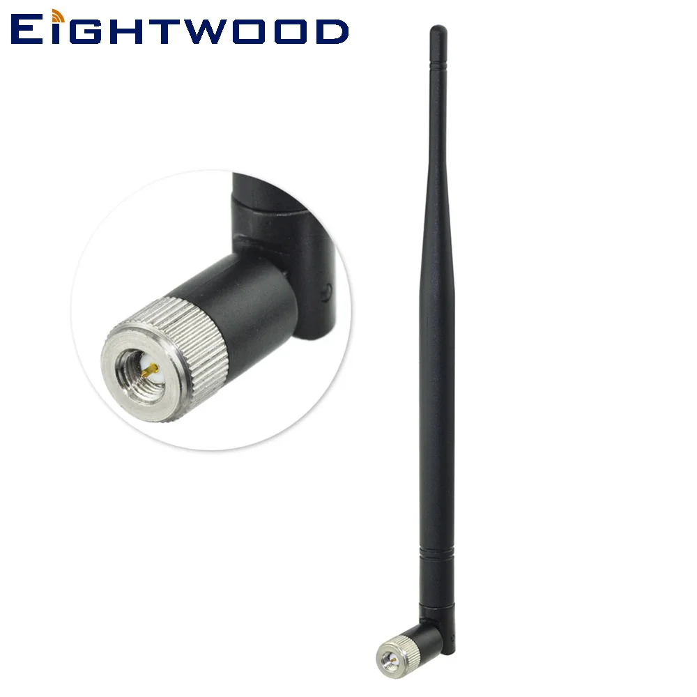 

Eightwood GSM/GPRS/EDGE/CDMA Omni Antenna 3.5 dBi 896-960Mhz Tilt-and-Swivel Rubber Duck Aerial With SMA Plug Male Connector