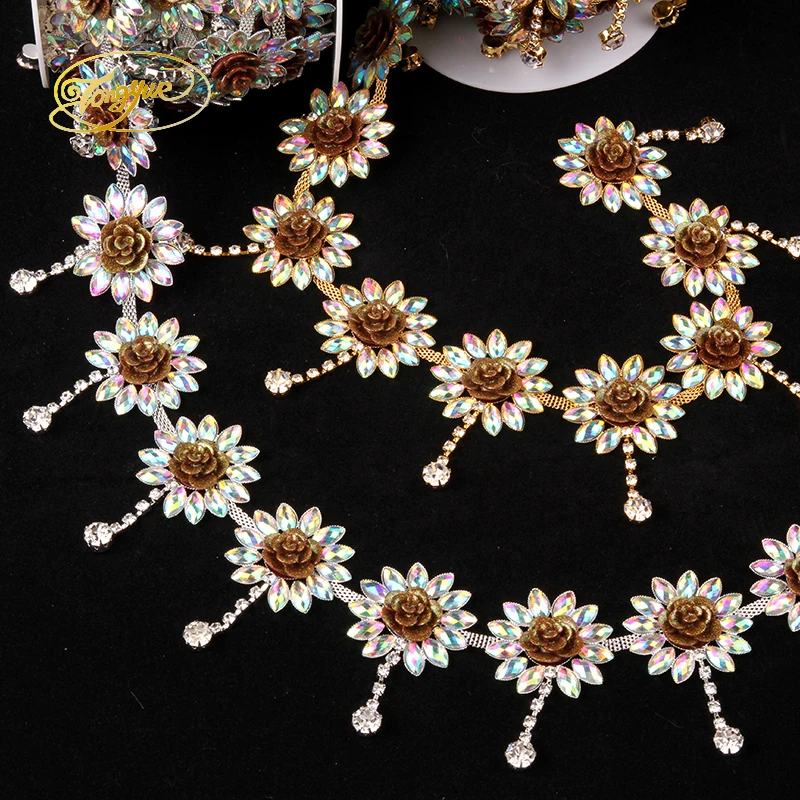 1 Yard Rhinestone Applique Hot Fix Flatback Rhinestones For Crafts DIY Flower Applique For Wedding Dresses Sew On Rhinestone
1 Yard Rhinestone Applique Hot Fix Flatback Rhinestones For Crafts DIY Flower Applique For Wedding Dresses Sew On Rhinestone