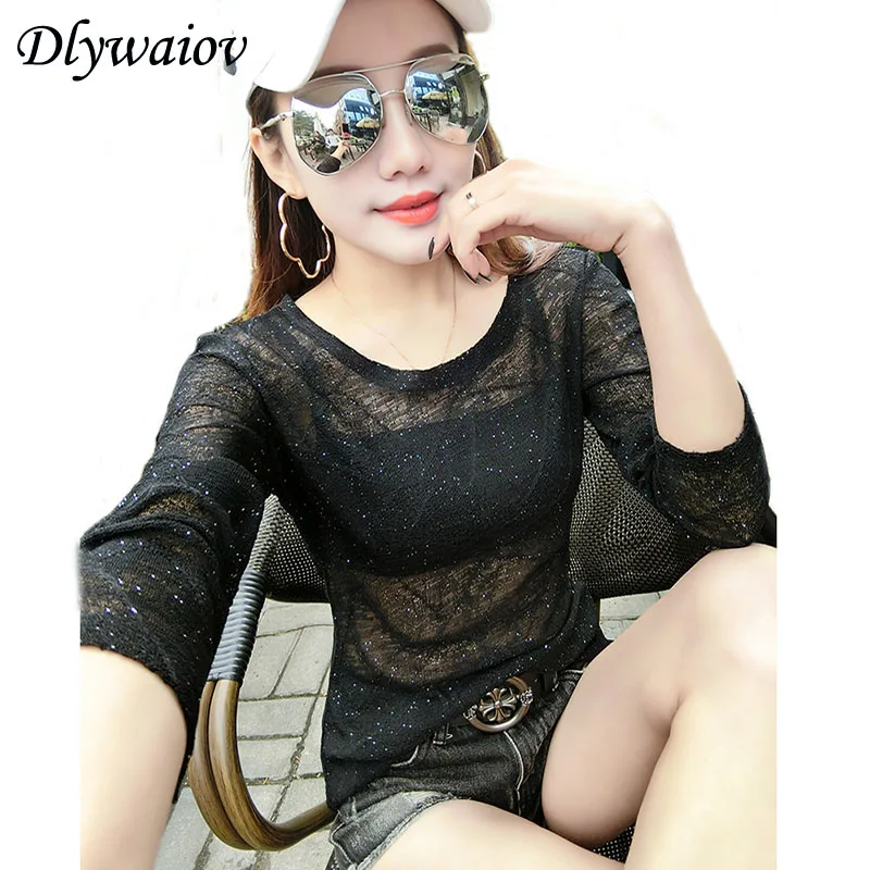 Long Sleeve T Shirt Women Fashion O-Neck Hot Stamping Tops Summer Female Sexy Translucent Temperament Ladies Spring Tshirt 2022
Long Sleeve T Shirt Women Fashion O-Neck Hot Stamping Tops Summer Female Sexy Translucent Temperament Ladies Spring Tshirt 2022