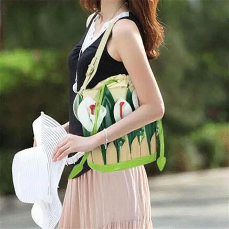Fashion Women Small Fresh Lily Bag Of Garden Wind Shoulder Bags Beatiful Flowers Messenger Bags Apricot And Pink Handbag
Fashion Women Small Fresh Lily Bag Of Garden Wind Shoulder Bags Beatiful Flowers Messenger Bags Apricot And Pink Handbag