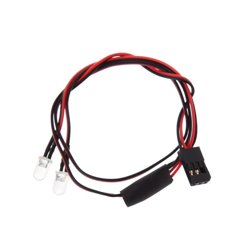 2Pcs Round LED Light With Cover for 1/10 RC SCX10 D90 Crawler HSP Car Parts | Игрушки и хобби