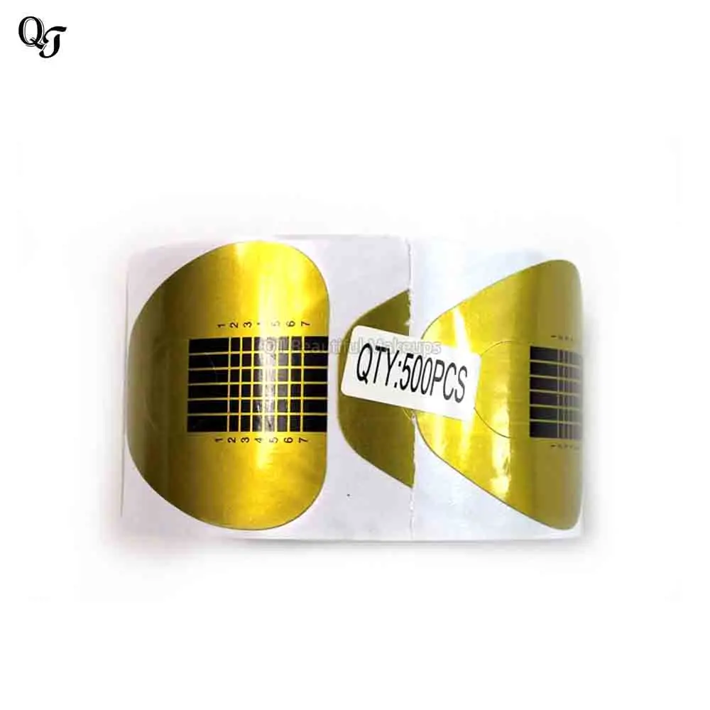 500Tips/roll Stickers Nail Forms Nail Art Sculpting Extension Reusable Paper Guide Golden Polish UV Gel Acrylic French Tips Gold
500Tips/roll Stickers Nail Forms Nail Art Sculpting Extension Reusable Paper Guide Golden Polish UV Gel Acrylic French Tips Gold