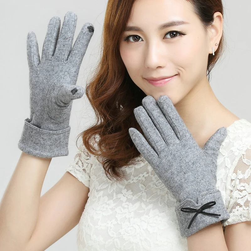 Wool women warm autumn and winter thickening Korean students touch screen riding cashmere gloves
Wool women warm autumn and winter thickening Korean students touch screen riding cashmere gloves