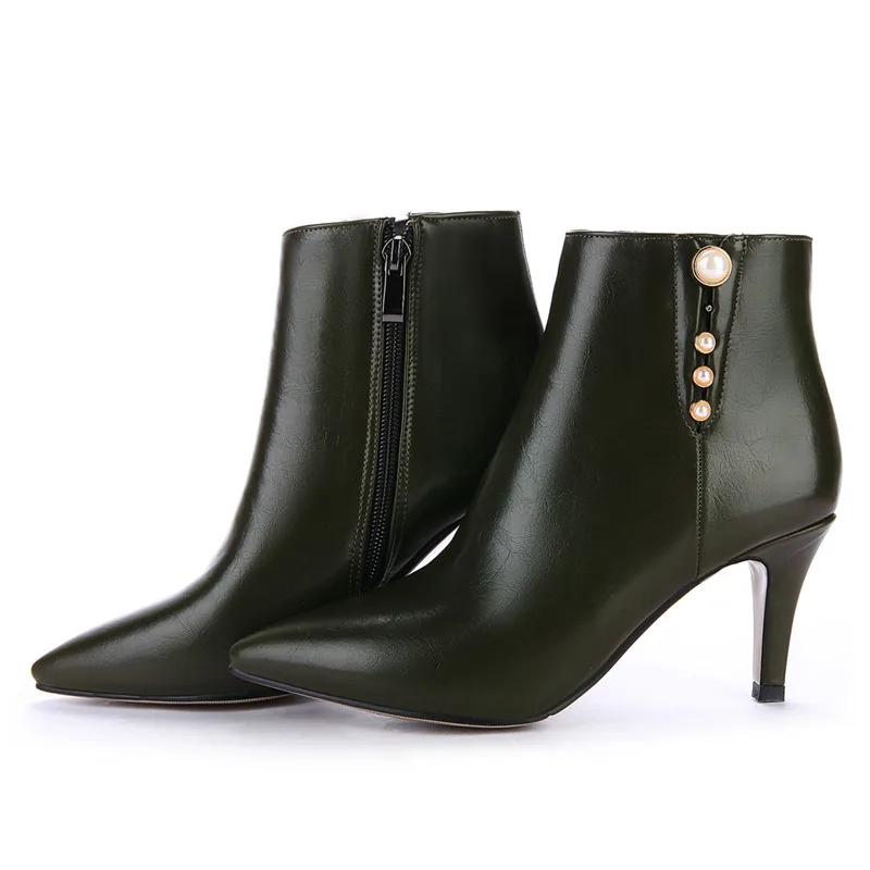 Smirnova HOT 2018 fashion crystal ankle boots zipper genuine leather boots thin med heels women winter boots
Smirnova HOT 2018 fashion crystal ankle boots zipper genuine leather boots thin med heels women winter boots