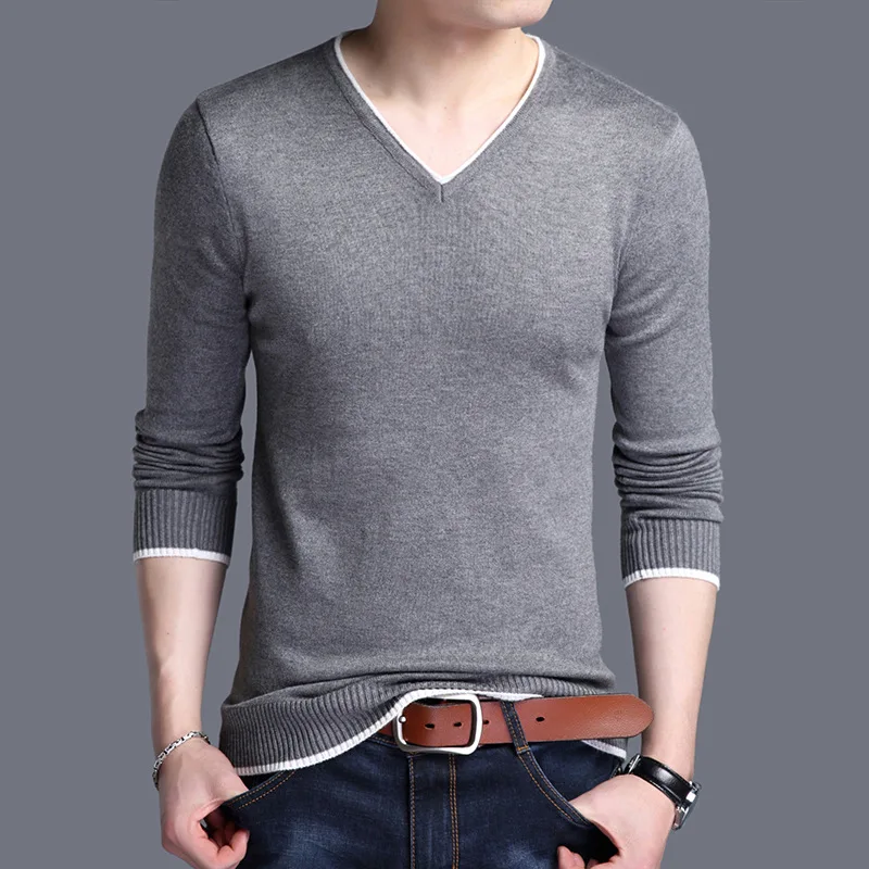 New Fashion Design Casual Solid V Neck Long Sleeve Sweater Man Red Navy Blue Knitwear Men's Pullover Sweaters Male M~3XL
New Fashion Design Casual Solid V Neck Long Sleeve Sweater Man Red Navy Blue Knitwear Men's Pullover Sweaters Male M~3XL