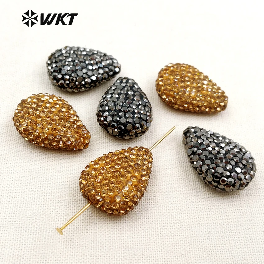 JF269 New Arrival Water Shape Two Options With Pave Beads Jewelry Making Rhinestone Pave For Female Accessory Findings
JF269 New Arrival Water Shape Two Options With Pave Beads Jewelry Making Rhinestone Pave For Female Accessory Findings