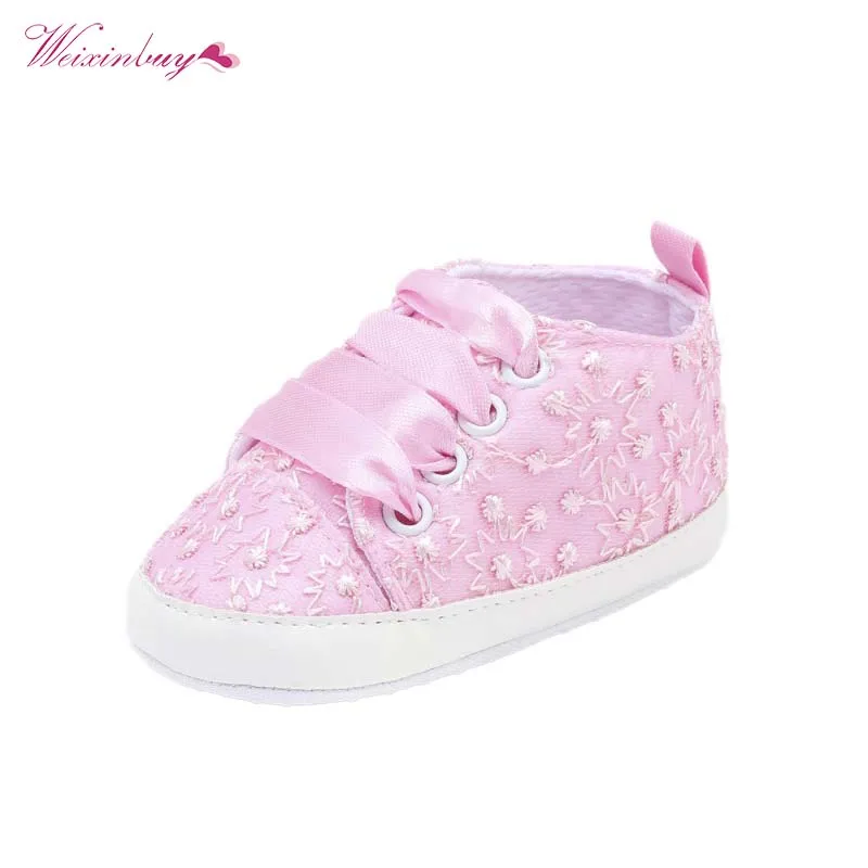 Infant Newborn Baby Girls Lace Flower Dots Lace-Up First Walkers Autumn Sneakers Shoes Toddler Classic Casual Shoes
Infant Newborn Baby Girls Lace Flower Dots Lace-Up First Walkers Autumn Sneakers Shoes Toddler Classic Casual Shoes