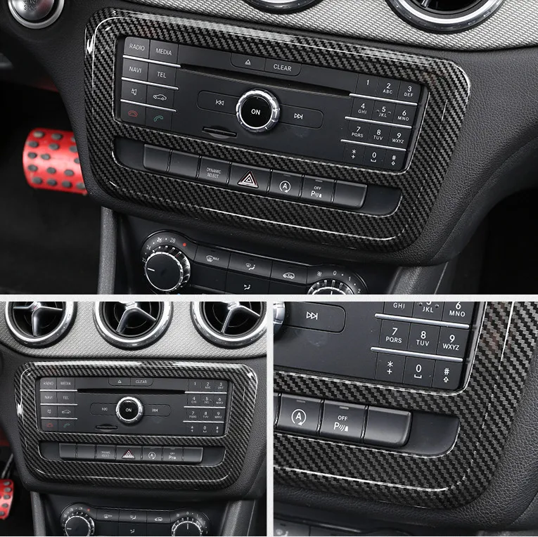 Carbon Fiber Style Center Console CD Frame Trim For Mercedes Benz A Class W176 B Class W246 GLA X156 CLA C117 2013-18 ABS
Carbon Fiber Style Center Console CD Frame Trim For Mercedes Benz A Class W176 B Class W246 GLA X156 CLA C117 2013-18 ABS