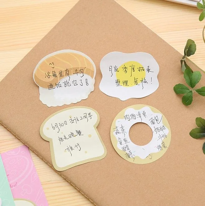 20pack/lot Kawaii Breakfast Egg bread Sushi design convenient Memo Pad Paper Sticker Stationery Office School Supplies wholesale
20pack/lot Kawaii Breakfast Egg bread Sushi design convenient Memo Pad Paper Sticker Stationery Office School Supplies wholesale