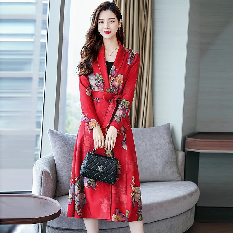 2018 Autumn Winter Deerskin Lambs Jackets Wool Women Coat Deerskin Long Warm Parka Female Printted Floral Outerwear FP1343
2018 Autumn Winter Deerskin Lambs Jackets Wool Women Coat Deerskin Long Warm Parka Female Printted Floral Outerwear FP1343