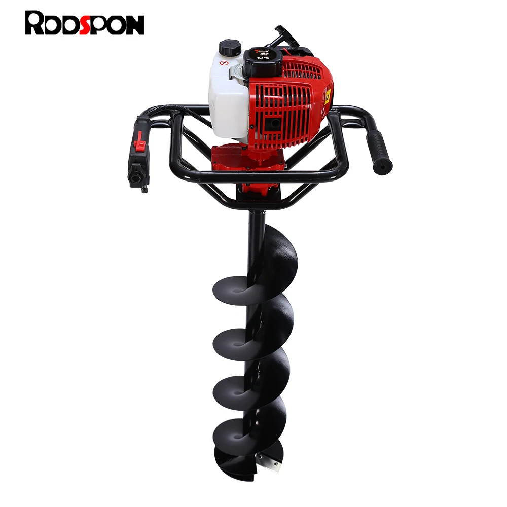 RDDSPON TMD520 3 бензиновая копающая машина земляные шнеки 2 тактные быстро выкапывают