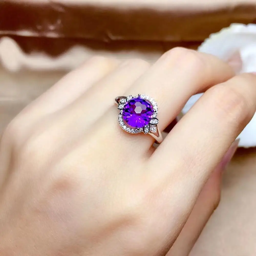 birthstone ring 925 silver ring purple Amethyst gemstone ring women ring purle gem ring round gem ring love date gift girl ring
birthstone ring 925 silver ring purple Amethyst gemstone ring women ring purle gem ring round gem ring love date gift girl ring