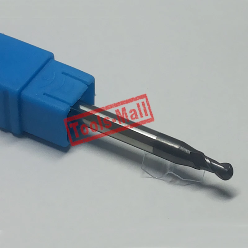 1 шт. радиус = мм 2 флейты hrc60 R1 * 4 D6 50 Твердосплавные Концевые Фрезы с ЧПУ фрезы