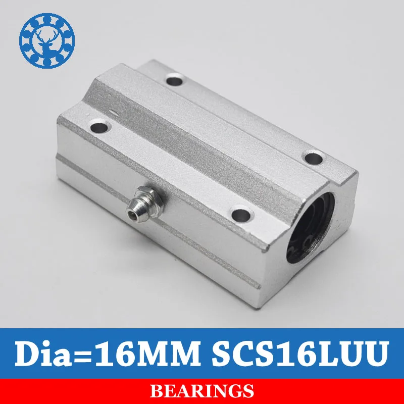 1pc SC16LUU SCS16LUU 16mm Linear Ball Bearing Block CNC Router pillow For 16mm Linear Shaft 
1pc SC16LUU SCS16LUU 16mm Linear Ball Bearing Block CNC Router pillow For 16mm Linear Shaft