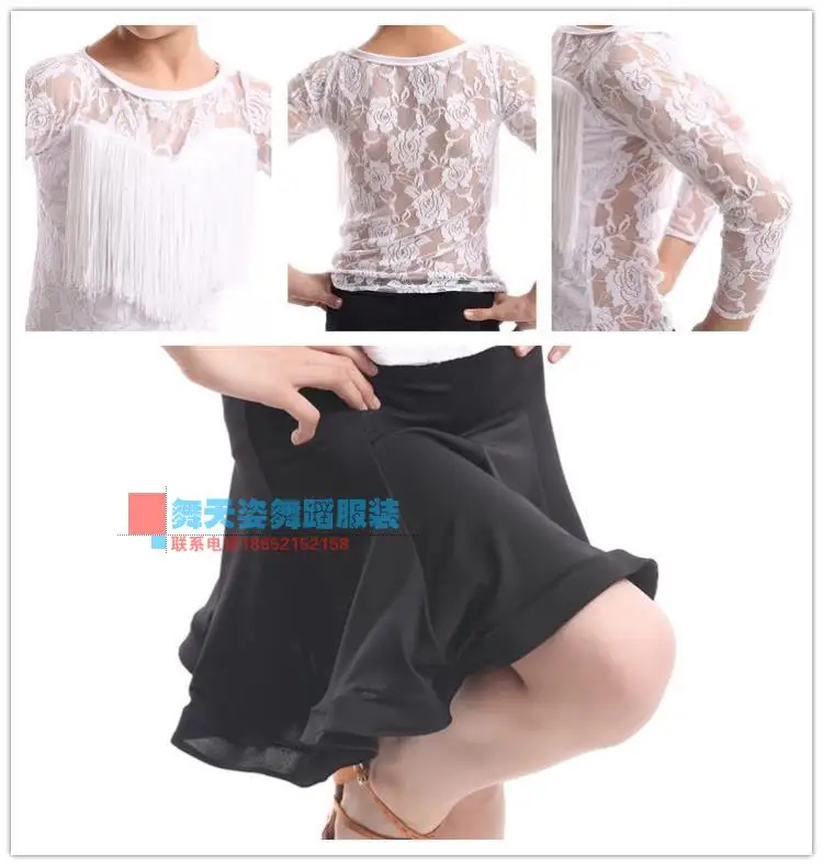 Adult Child Latin dance costume lace long sleeves top+spandex skirt 2pcs for Adult children latin dance sets S-4XL
Adult Child Latin dance costume lace long sleeves top+spandex skirt 2pcs for Adult children latin dance sets S-4XL