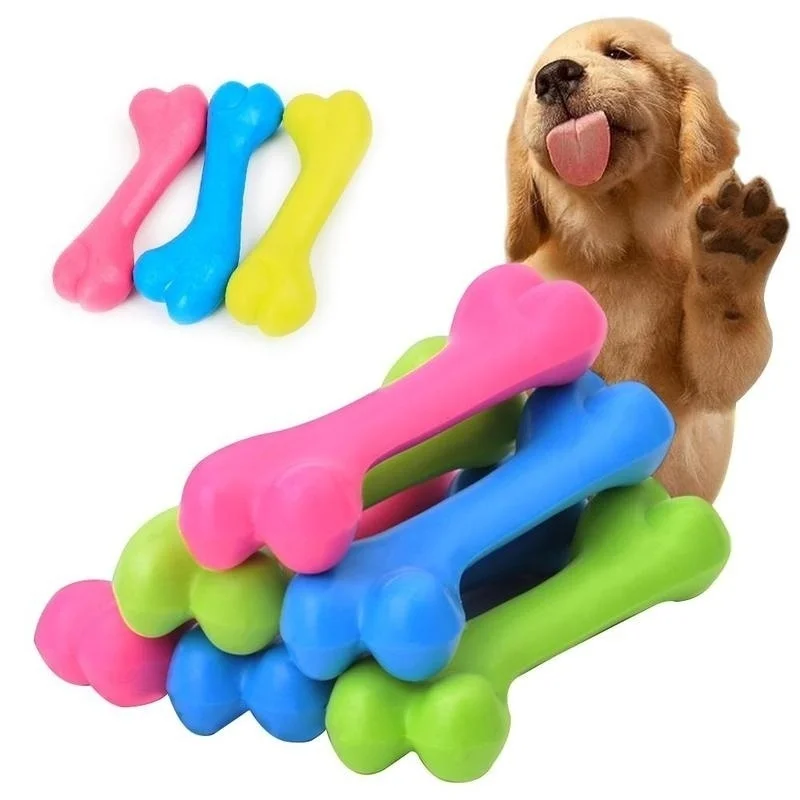 Pet Dog Puppy Cat Rubber Dental Teeth Chew Bone Play Training Fetch Fun Toys Hot For Small Dogs
Pet Dog Puppy Cat Rubber Dental Teeth Chew Bone Play Training Fetch Fun Toys Hot For Small Dogs