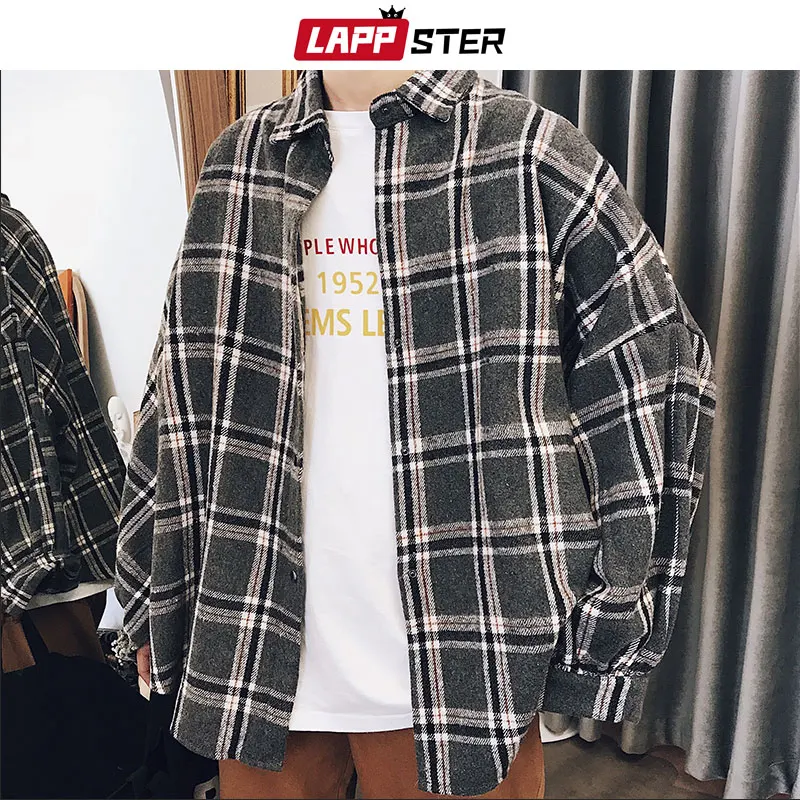 2022 Men Harajuku Color Block Plaid Shirt 2021 Mens Streetwear Thick Shirts Long Sleeve Male Vintage Korean Fashions Clothes
2022 Men Harajuku Color Block Plaid Shirt 2021 Mens Streetwear Thick Shirts Long Sleeve Male Vintage Korean Fashions Clothes