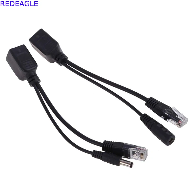 REDEAGLE (3 пары) POE адаптер разъемы Пассивный кабель питания Ethernet PoE RJ45 инжектор +