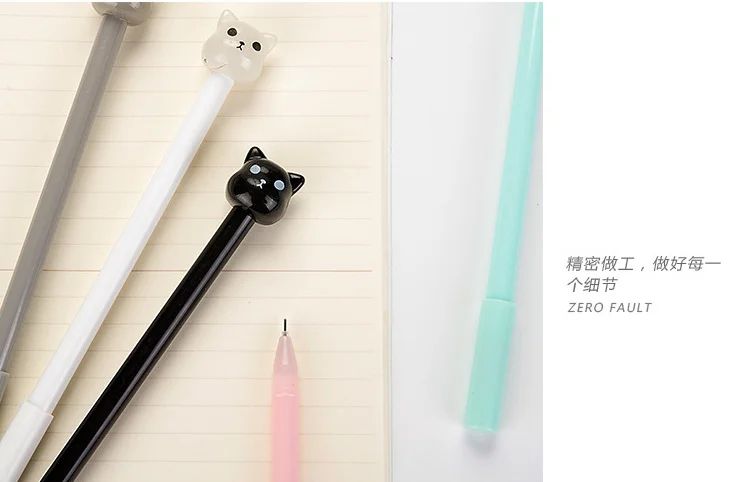 6pcs 0.35mm Novelty cat Gel Pen kawaii stationery Caneta for kids writing gift School Office Supply Escolar Papelaria
6pcs 0.35mm Novelty cat Gel Pen kawaii stationery Caneta for kids writing gift School Office Supply Escolar Papelaria