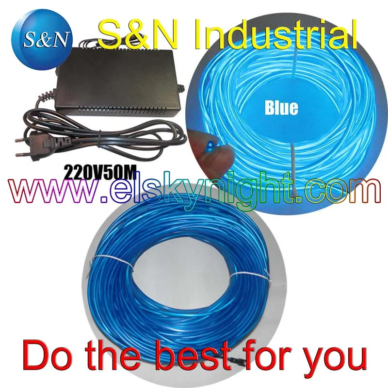 4.0MM40~50 M Flexible Blue semi circular el Wire &100-240VAC inverter for holiday,party,festival and house decoration
4.0MM40~50 M Flexible Blue semi circular el Wire &100-240VAC inverter for holiday,party,festival and house decoration