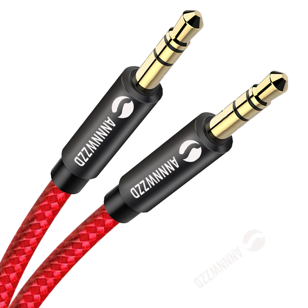 ANNNWZZD 3.5mm AUX Cable Nylon Braided Auxiliary Audio CableTangle-Free AUX Cable for Headphones, Car Stereos and More
ANNNWZZD 3.5mm AUX Cable Nylon Braided Auxiliary Audio CableTangle-Free AUX Cable for Headphones, Car Stereos and More