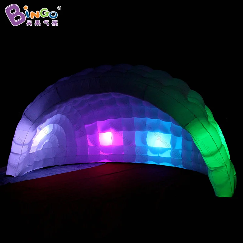 Free shipping 5.5X4X3.5 M LED lighting inflatable dome tent for stage prop high quality dome igloo toy tent for wedding party
Free shipping 5.5X4X3.5 M LED lighting inflatable dome tent for stage prop high quality dome igloo toy tent for wedding party