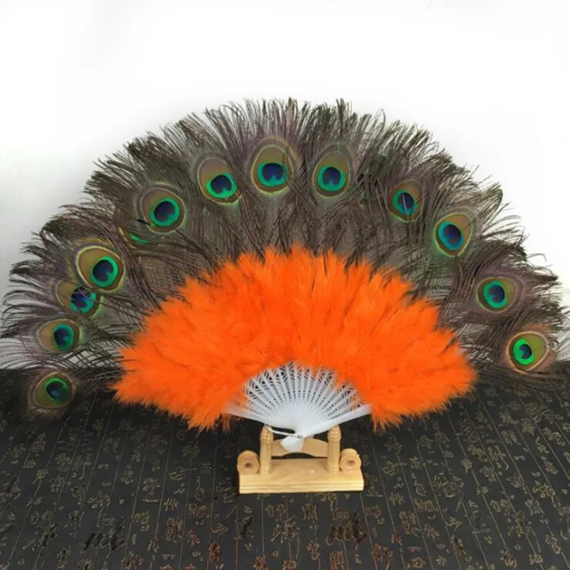 Halloween Vintage Peacock marabou feather fan for Wedding Party Dancing Decoration
Halloween Vintage Peacock marabou feather fan for Wedding Party Dancing Decoration