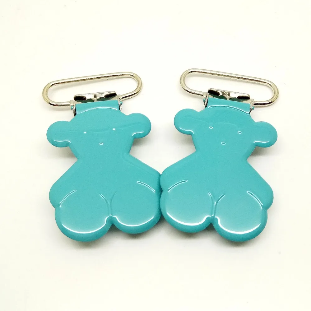300pcs per lot metal painted bear suspender clip turquoise color wholesale enamel suspender clips
300pcs per lot metal painted bear suspender clip turquoise color wholesale enamel suspender clips