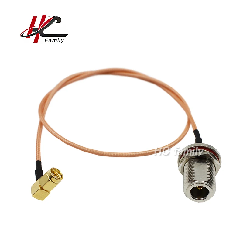 RF Coaxial cable N to SMA connector N female to SMA male Plug RG316 Pigtail cable 50cm 19.6in
RF Coaxial cable N to SMA connector N female to SMA male Plug RG316 Pigtail cable 50cm 19.6in