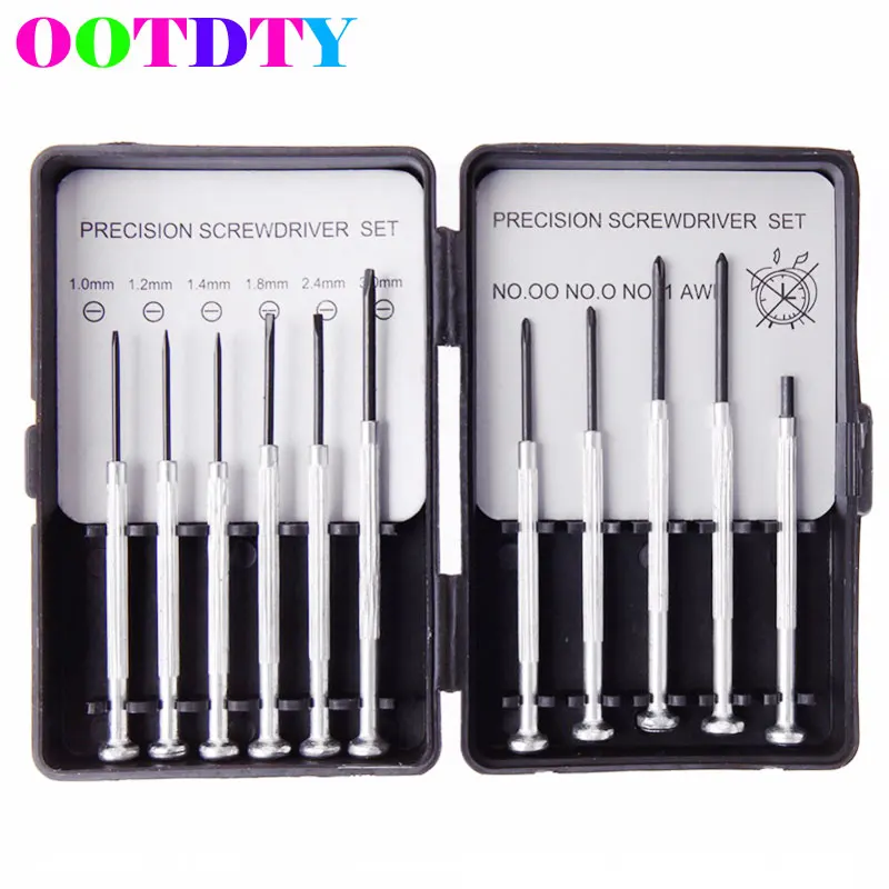 11Pcs Micro Screwdriver Set Precision Watch Jewelry Glasses Sunglasses Repairs Kit APR13_35
11Pcs Micro Screwdriver Set Precision Watch Jewelry Glasses Sunglasses Repairs Kit APR13_35