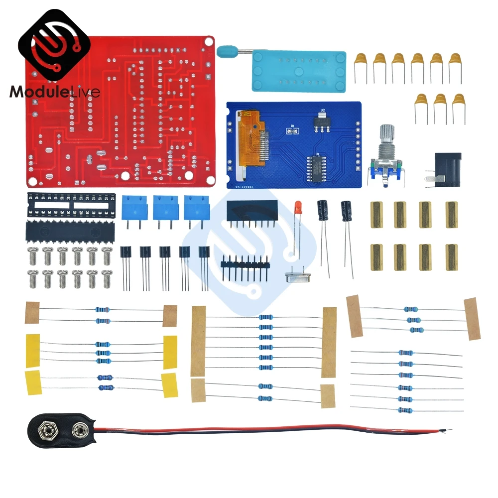 Mega328 Full Assembled Transistor Tester LCR Diode Capacitance meter PWM Square Wave Frequency Signal Generator
Mega328 Full Assembled Transistor Tester LCR Diode Capacitance meter PWM Square Wave Frequency Signal Generator