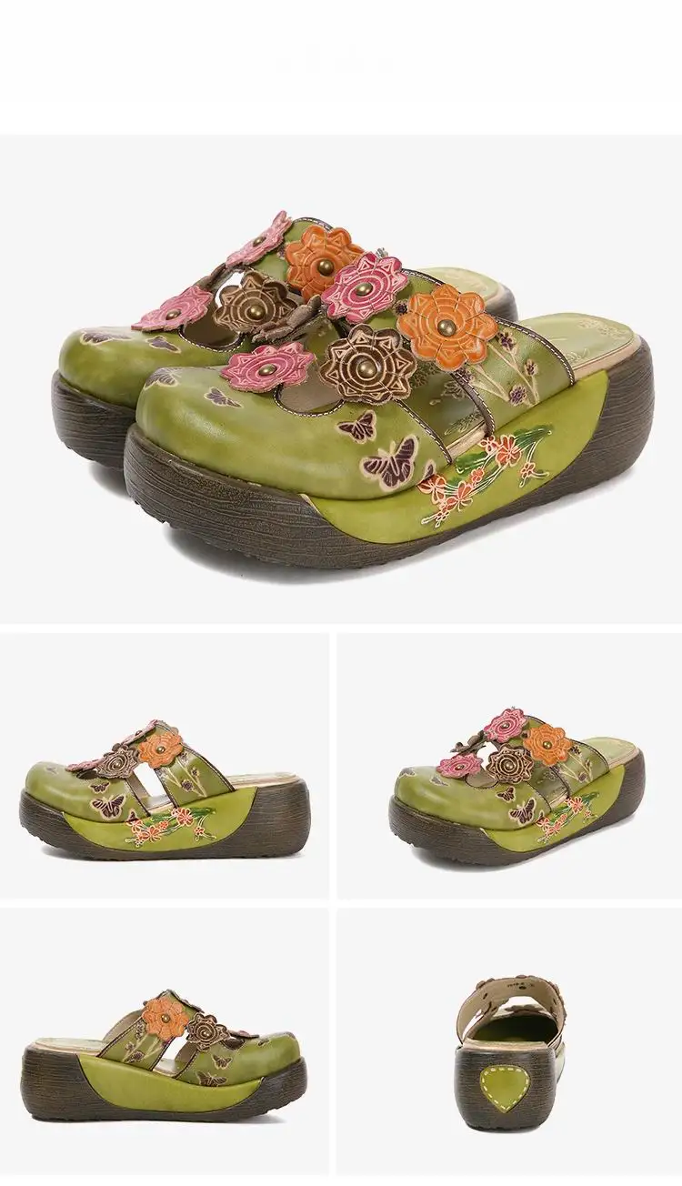 GKTINOO Flower Slippers Genuine Leather Shoes Handmade Slides Flip Flop On The Platform Clogs For Women Woman Slippers
GKTINOO Flower Slippers Genuine Leather Shoes Handmade Slides Flip Flop On The Platform Clogs For Women Woman Slippers