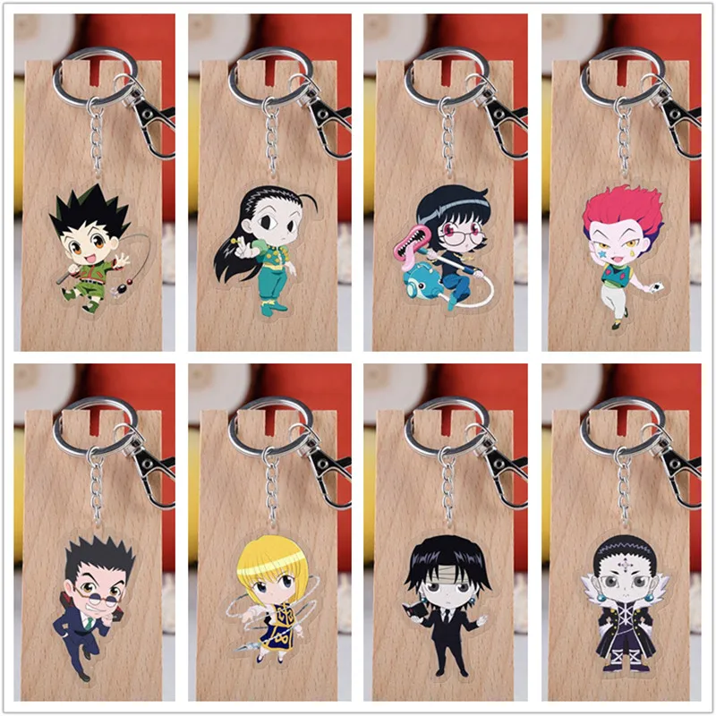 10 шт./лот аниме HUNTER X HUNTER акриловый брелок игрушка Гон Фрикс Killua Zoldyck сумка кулон двусторонний брелок подарки
10 шт./лот аниме HUNTER X HUNTER акриловый брелок игрушка Гон Фрикс Killua Zoldyck сумка кулон двусторонний брелок подарки