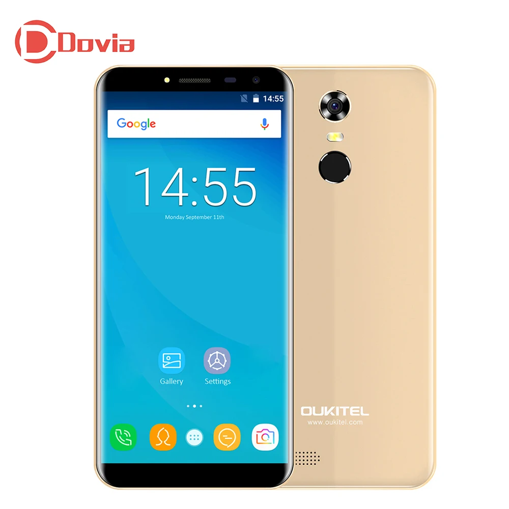 Смартфон OUKITEL C8 4G Android 7 0 5 дюймов MTK6737 четырехъядерный 2 Гб ОЗУ 16 ПЗУ сенсорный