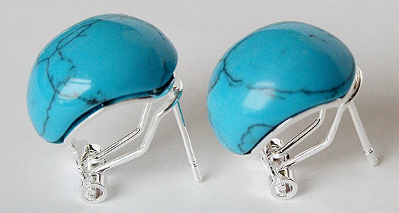 Lady's generous Natural Natural 925 silver Inlay Stud Earrings 5.29 -Bride jewelry free shipping
Lady's generous Natural Natural 925 silver Inlay Stud Earrings 5.29 -Bride jewelry free shipping