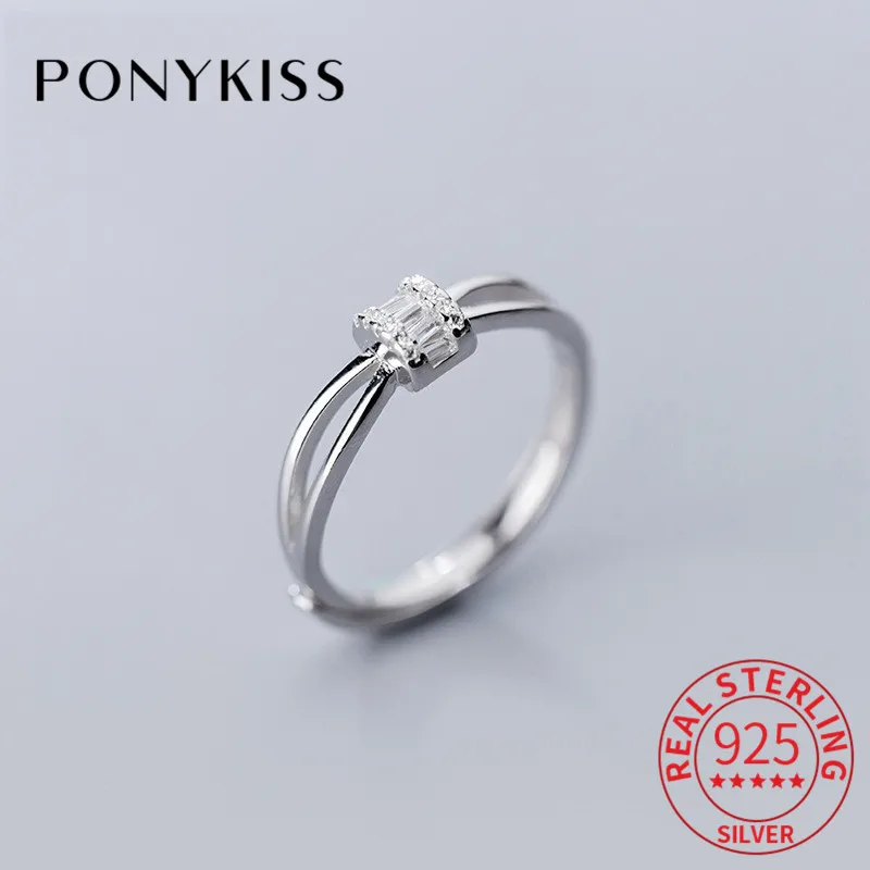 Женское регулируемое кольцо PONYKISS, модное кольцо из 100% стерлингового серебра 925 пробы с геометрическим узором, аксессуар для вечеринки, шика...
Женское регулируемое кольцо PONYKISS, модное кольцо из 100% стерлингового серебра 925 пробы с геометрическим узором, аксессуар для вечеринки, шика...