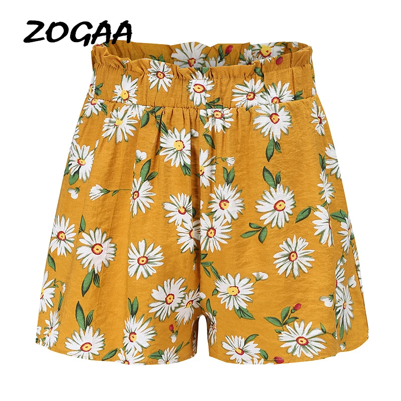 ZOGAA Bohemian Ginger Frilled Trim Elastic Waist Floral Print Shorts Women Summer High Waist Beach Style Casual Chiffon Shorts
ZOGAA Bohemian Ginger Frilled Trim Elastic Waist Floral Print Shorts Women Summer High Waist Beach Style Casual Chiffon Shorts