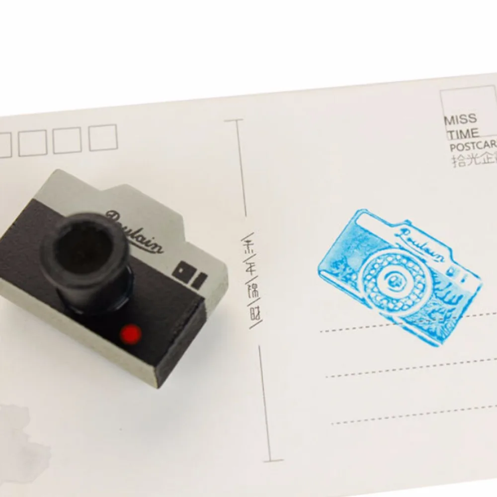 1Pcs Drawing ToolsDIY Wooden retro Camera Rubber Stamps Seal toys Toys 2 Models 2 Colors Signet Lovely Korea
1Pcs Drawing ToolsDIY Wooden retro Camera Rubber Stamps Seal toys Toys 2 Models 2 Colors Signet Lovely Korea
