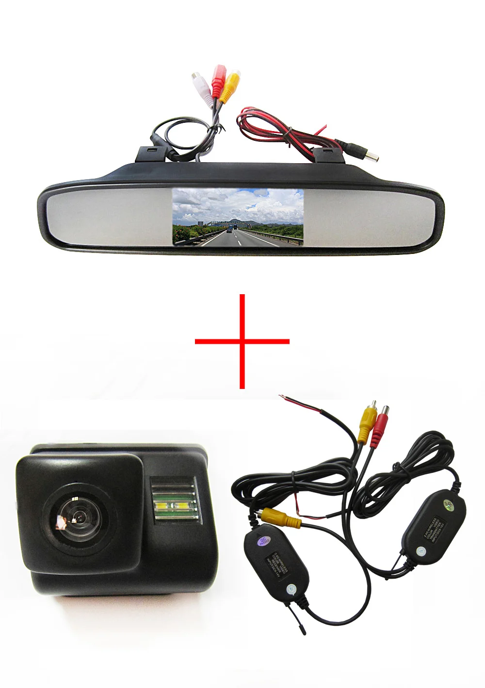 Wireless Color Car Rear View Camera for Mazda 6 Mazda 3 CX-7 CX-9,with 4.3 Inch Rear view Mirror Monitor
Wireless Color Car Rear View Camera for Mazda 6 Mazda 3 CX-7 CX-9,with 4.3 Inch Rear view Mirror Monitor