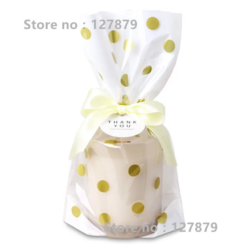 100pcs Golden Point Printing Cello Polypropylene Cookie Gift Packing Bags,15*25CM
100pcs Golden Point Printing Cello Polypropylene Cookie Gift Packing Bags,15*25CM