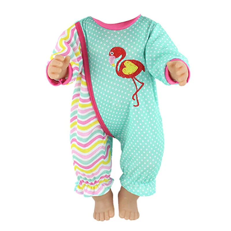 

Multi Styles Choose Fashion Jumpsuits Clothes Wear Fit For 43cm Baby Doll Children Best Birthday Gift(Only Sell Clothes)